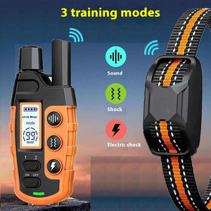 Waterproof Remote-Control Dog Bark Collar – Rechargeable Anti-Bark Shock & Vibration Training Device