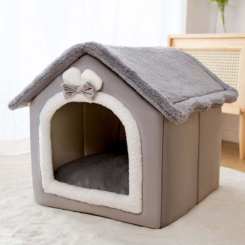 Cozy Pet Bed for Small Dogs & Cats – Four Seasons Dog House